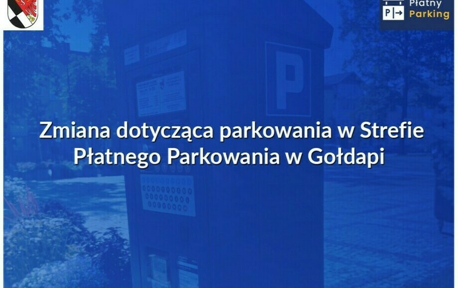 Zdjęcie do Zmiana zasad w Strefie Płatnego Parkowania w Gołdapi