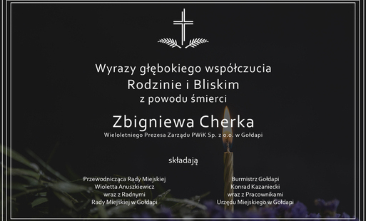 Zdjęcie do Kondolencje