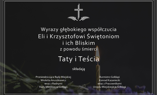 Zdjęcie do Kondolencje
