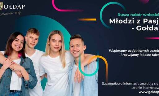 Zdjęcie do Rusza nab&oacute;r wniosk&oacute;w o przyznanie nagr&oacute;d dla szczeg&oacute;lnie uzdolnionych uczni&oacute;w w ramach Lokalnego Programu Wspierania Edukacji Uzdolnionych Dzieci i Młodzieży pobierających naukę w szkołach na terenie Gminy Gołdap pod nazwą &bdquo;Młodzi z Pasją &ndash; Gołdap&rdquo;.